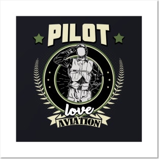 Airplane pilot gift Posters and Art